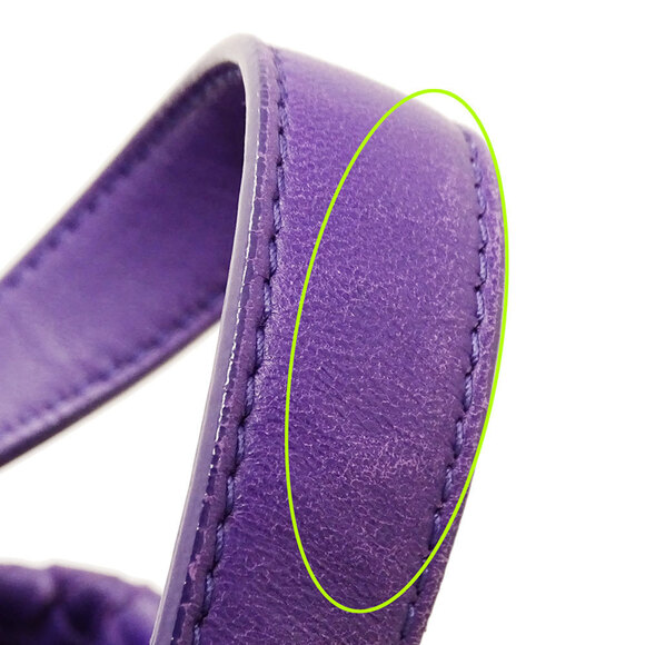 BOTTEGA VENETA Purple Leather Intrecciato Tote Bag - Picture 12 of 13